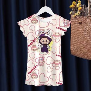 <span class=keywords><strong>Chemise</strong></span> <span class=keywords><strong>de</strong></span> <span class=keywords><strong>nuit</strong></span> d'été pour filles en soie <span class=keywords><strong>de</strong></span> glace Petite fille Pyjamas doux pour enfants Vêtements <span class=keywords><strong>de</strong></span> maison climatisés Vêtements pour bébés - Product Image 4