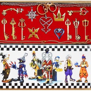 Set de Llaveros de Anime Kingdom Hearts, Llavero de Metal con Espada de Sora, Joyería de Cosplay para Regalos de Fans - Product Image 3
