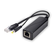 DC5.5 * 2,1 5V/2.4A 1500V aislamiento de alto voltaje IEEE802.3af estándar 100Mbit Poe Splitter 5V