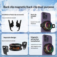 Refroidisseur magnétique pour téléphone à refroidissement par glace, réfrigération semi-conductrice pour le gaming, le streaming en direct, dispositif de refroidissement pour tablette, design léger