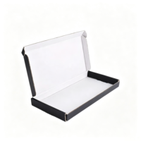 Boîtes d'emballage cadeau en papier kraft ondulé recyclable sur mesure 40*20*8 avec impression évanescente et votre propre logo