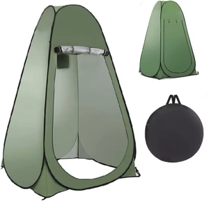 Tùy Chỉnh Ultralight Không Thấm Nước Uv-Chịu Mài Mòn 190T Polyester Vườn Bãi Biển Nhanh Chóng Tự Động Mở Nhà Vệ Sinh Cắm Trại Tắm Lều - Product Image 1