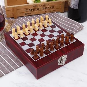 Set Regalo di Lusso con Cavatappi in Legno <span class=keywords><strong>e</strong></span> Accessori per Scacchi con Scatola per Scacchi - Product Image 3