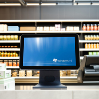 Terminal de point de vente haute performance Intel I3, i5, i7 avec écran client LED 8 chiffres pour la restauration et le commerce de détail