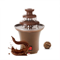 Ba Lớp Sô Cô La Nhỏ Fondue Sáng Tạo Chocolat Chảy Với Máy Sưởi Ấm Tự Làm Chảy Thác Nồi Nóng Chảy Fuente De