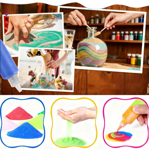 Sabbia Colorata Fine per Protezione Ambientale, Sabbia Texturizzata per Pittura, Arte Multisensoriale, Design Moderno per Scuole - Product Image 6