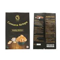 Personnalisation de l'emballage des chips de manioc Sac de pochette d'oreiller en plastique thermoscellable en aluminium pour les chips de manioc