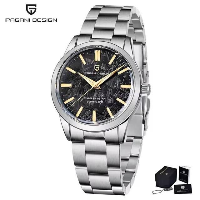 PAGANI DESIGN Men Quartz Watches Japan TMI VH31 Business Sapphire 316L Stainless Steel 100M Waterproof Watch for Men 1734