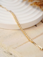 Bracelet de tennis en or massif 18k, vrai diamant, amour délicat, pour dames, fin, pur or, sans ternissement, réglable, dubaï