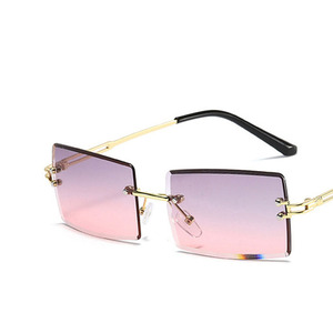 ใหม่ล่าสุด2021แว่นตาแฟชั่น <span class=keywords><strong>rhinestone</strong></span> ไล่ระดับสีแว่นตาวินเทจสำหรับผู้หญิงผู้ชายแว่นกันแดดปรับแต่งได้ - Product Image 6