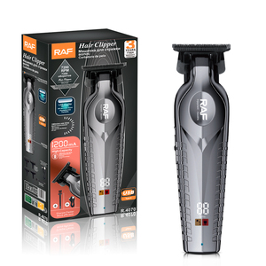Máquina de <span class=keywords><strong>Afeitar</strong></span> <span class=keywords><strong>y</strong></span> Cortar Pelo Profesional RAF Recargable por USB con Batería de Litio Integrada, Cabezal Ajustable <span class=keywords><strong>para</strong></span> <span class=keywords><strong>Bigote</strong></span> <span class=keywords><strong>y</strong></span> <span class=keywords><strong>Barba</strong></span> - Product Image 1