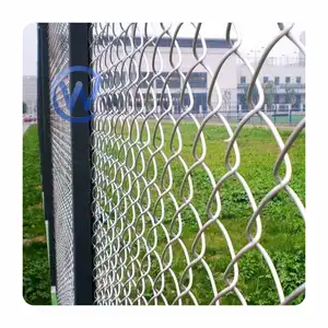 Low Price 4X4 Galvanized Steel Square Hole 3 Inch Chain Link Metal Fence Posts