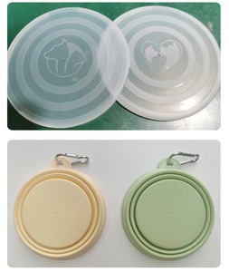 Portable pliable pliable voyage eau nourriture alimentation chien chat TPE bol - Product Image 5