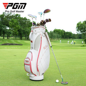 <span class=keywords><strong>Sac</strong></span> <span class=keywords><strong>de</strong></span> <span class=keywords><strong>golf</strong></span> léger en cuir PU pour femme PGM, fermeture éclair étanche, quincaillerie électroplaquée, séparateurs, logo personnalisé - Product Image 3