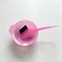Bol de mélange pour coloration capillaire en plastique jetable, à usage unique, pour salon de coiffure