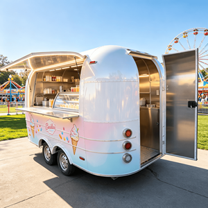 Food Trailer USA Standard Concession Food Trailer Commercial Mobile Restaurant Kitchen Fully Equipped Mobile Food Truck Trailer - Product Image 4