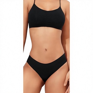 Braguitas de Bikini Sin Costuras para Mujer, Cintura Baja, Elásticas, Transpirables, de Poliamida, Sin Marca, Suaves, Ligeras, Ropa Interior para Uso Diario - Product Image 3