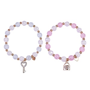 الأفضل مبيعًا 2 سوار مرن من الخرز للأطفال قابل للتعديل للنساء - Product Image 1