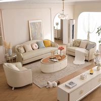 2025 nouveau canapé en cuir européen classique de style royal français de luxe de haute qualité avec main courante incurvée