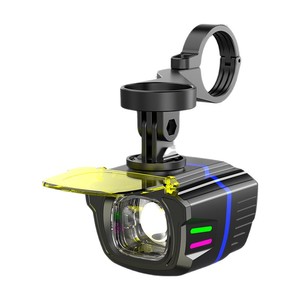 Luz delantera para bicicleta, batería recargable Led, 4 modos, lámpara impermeable para ciclismo con cubierta a prueba de polvo y haz brillante - Product Image 1