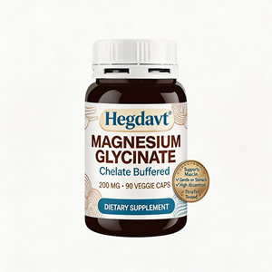 Cápsulas de Bisglicinato de Magnesio de Alta Absorción, Apoyo Suave al Metabolismo Energético, Suplemento de Mg Elemental, Marca Privada OEM, 90 Unidades - Product Image 1