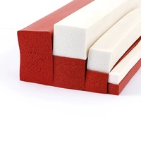 Silicone extrudé résistant aux hautes températures Epdm mousse de caoutchouc éponge joint de porte bande d'étanchéité coupe personnalisable traitée