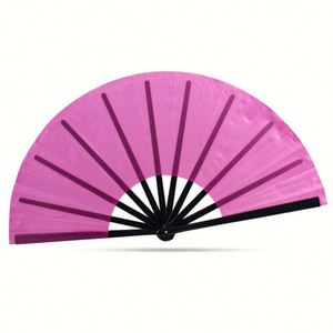 Abanico Plegable Grande de Seda, Abanicos Plegables Chinos de Tai Chi para Hombres y Mujeres, para Espectáculos - Product Image 5