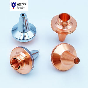 WuYue pièces d'équipement <span class=keywords><strong>Laser</strong></span> à <span class=keywords><strong>Fiber</strong></span> optique de haute qualité buse de découpe <span class=keywords><strong>Laser</strong></span> D15mm-H19mm-M8-3D monocouche en cuivre - Product Image 5