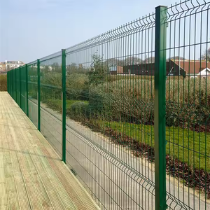 Panneaux de clôture décoratifs en treillis métallique soudé pour jardin Panneaux de clôture en PVC galvanisé <span class=keywords><strong>rigide</strong></span> 2.5m Cadre en métal 3d - Product Image 4