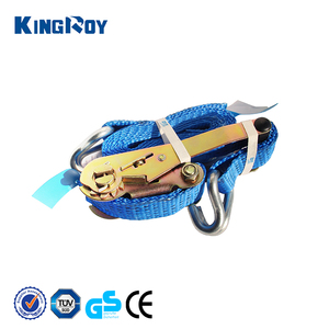 KINGROY 5 Ton 50mm 2" Cam Buckle Polyester 10m Double J Hook Retractable Custom Webbing <b>Ratchet</b> <b>Strap</b> Tie Down - Product Image 3