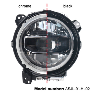 Feux de croisement LED OEM Plug & Play pour <span class=keywords><strong>Wrangler</strong></span> JL <span class=keywords><strong>2018</strong></span>+ <span class=keywords><strong>Prix</strong></span> inférieur avec halo bleu Faisceau haut et bas État neuf - Product Image 5