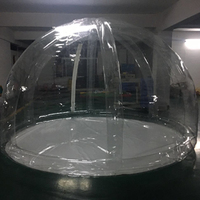 Ballons de fête Fun House, Dôme igloo géant transparent gonflable, Tente bulle, Maison bulle gonflable transparente pour rendez-vous en extérieur