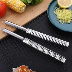 Kitchen stainless steel lemon peel shredder handle citrus vegetable grater lemon grater