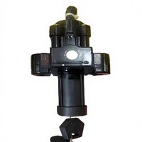 Kit de clé de contact pour moto TVS HLX125 - 3 positions (verrouillage, arrêt, démarrage) avec 2 clés, remplacement direct