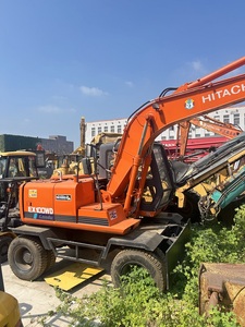 Excavadora de Ruedas Usada en Buen Estado Hitachi EX100WD, Mini Excavadora Hitachi EX100 en Venta - Product Image 4
