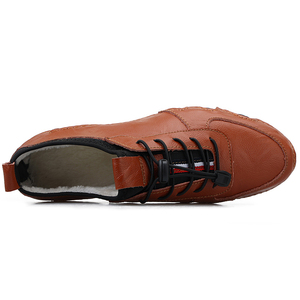 Zapatos Casuales de Otoño/Invierno con Forro de Felpa y Entresuela de Goma para Oficina y Trabajo - Product Image 5