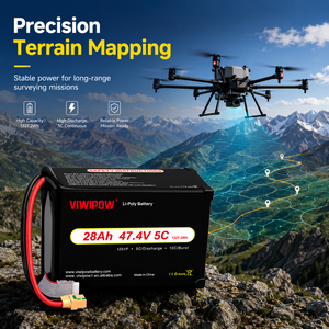 Baterai Drone Semi-Solid State 12S 280wh/kg 28000mAh Kepadatan Tinggi Pabrik Asli untuk Pemetaan & Survei Drone Industri UAV - Product Image 1
