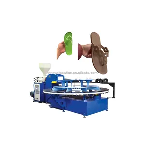 Máquina de moldagem por injeção de ar-sopro giratória full-auotomatic PVC/Plastic Shoe Making Production Line