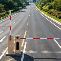 SHUNXIANG LPR/ALPR/ANPR Yüksek Hızlı Servo Bariyer Kapısı Otomatik Plaka Araba Numarası Tanıma Sistemi Araç Kapısı Bariyeri