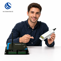 Terminal de télémétrie IoT, débitmètre Doppler ultrasonique basse consommation, configuration à distance RS485, surveillance des eaux usées et de l'irrigation fluviale