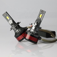Ampoule de phare LED automatique à sortie de lumière focalisée et pratique, dissipation rapide de la chaleur, lampe de voiture pour véhicules tout-terrain, voyages sur routes sombres