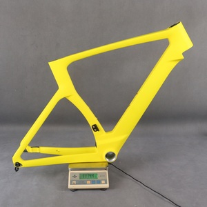 Cuadro de Bicicleta de Carretera Fluorescente Amarillo con Cableado Interno TT-X38 y Tornillos de Titanio 47/49/52/54/56/58cm - Product Image 6