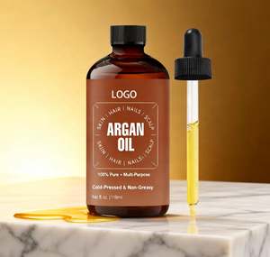Productos para el Cuidado del Cabello de Marca Privada, Aceite de Argán Hidratante y Reparador para el Cabello, 118 ml, Herbal Vegano para Todo Tipo de Cabello - Product Image 1