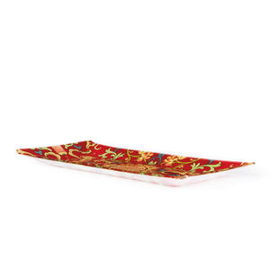 Plateau de service Excelsa La Via Della Seta 30x2.5x15 cm, assiette décorative en verre multicolore - Product Image 2