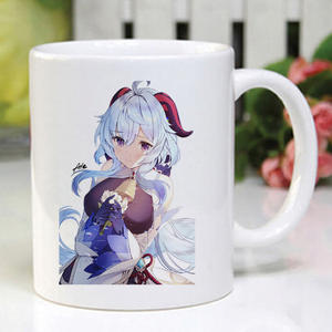 Taza de agua de cerámica personalizable Popular personaje de dibujos animados de Anime 'Mong Keqing <span class=keywords><strong>Ganyu</strong></span> Kelimak' modelo regalo de cumpleaños - Product Image 2