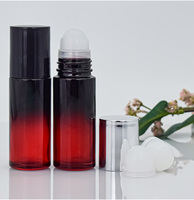 Emballage cosmétique contenant revêtement de couleur 30mL verre déodorant bouteille vide en rouleau pour contenir une Lotion corporelle douce