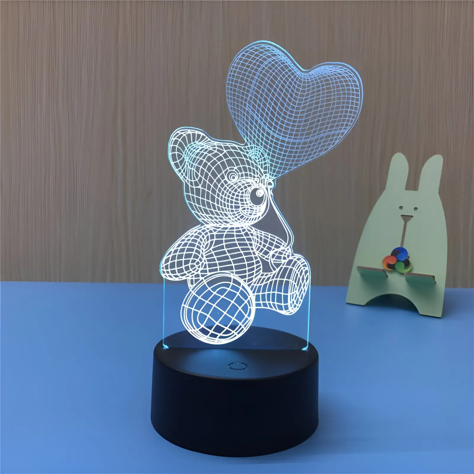 Nettes Dekor Liebe 3D Lampe Acryl LED Nachtlicht Baby Nachtlicht LED Nachtlicht Smart Nachttisch lampe