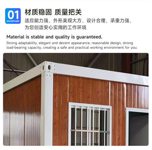 Casa Contenedor Modular Prefabricada Portátil Personalizable de 20 y 40 pies para Oficina Moderna, Baño y Uso Múltiple - Product Image 2