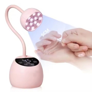 OEM Ultraviolet Flexible <b>Desk</b> USB Gel Polish Table Nail Lamp Arm Bendable Leds LCD Screen Wireless Mini UV LED Light Dryer - Product Image 1