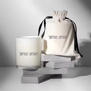 AIKUN Low MOQ Custom Home Fragrance Luxury Scented Frosted Glass Jars Scented Soy Wax Candles Wholesale - Product Image 2